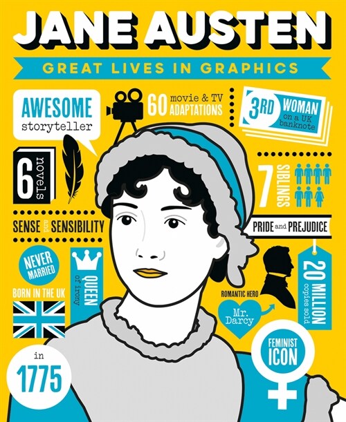 Great Lives in Graphics: Jane Austen (Hardcover)