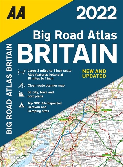Big Road Atlas Britain 2022 (Spiral Bound)