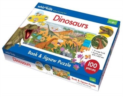 Dinosaurs Book and Jigsaw Puzzle (Paperback)