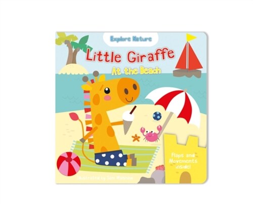 Little Giraffe at the beach (Hardcover)