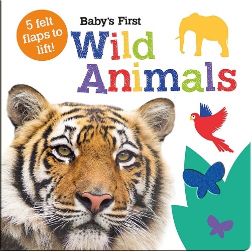 Babys First Wild Animals (Board Book)