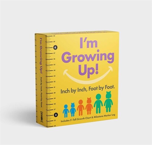 Im Growing Up: Foot by Foot, Inch by Inch: A Wall-Hanging Guided Journal to Chart and Record Your Kids Growth! (Board Books)