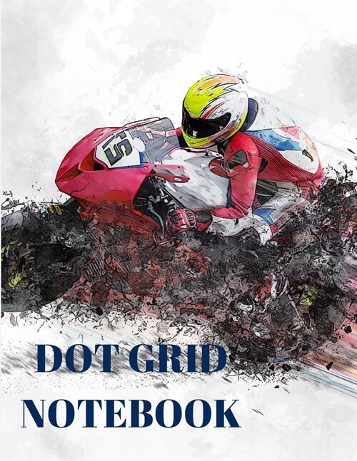 Dot Grid Notebook: Large Dotted Notebook/Journal (Paperback)