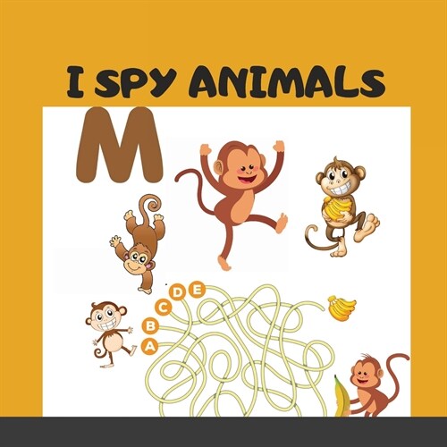 I Spy Animals: A Fun Spy Game For Children, Animal Puzzle Book With High Quality Kids Friendly Images and Color (Paperback)