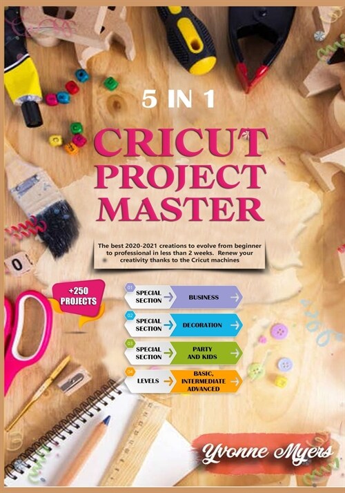 Cricut Project Master 5 in 1: The Best 2020-2021 Creations to Evolve from Beginner to Professional in Less than 2 Weeks. Renew Your Creativity Thank (Paperback)