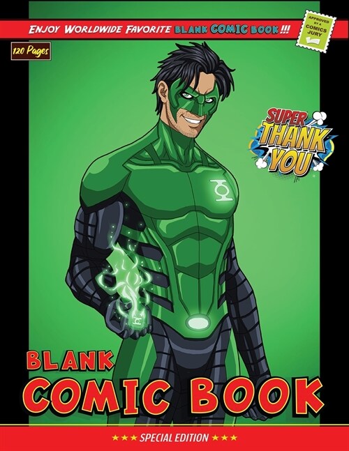 Blank Comic Book: Create Your Own Comics with this Comic Book Journal Notebook - 120 Pages of Fun and Unique Templates - A Large 8.5 x 1 (Paperback)