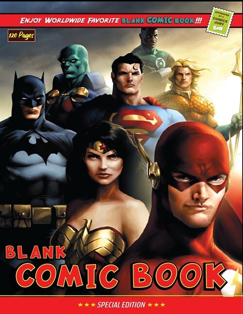 Blank Comic Book: Create Your Own Comics with this Comic Book Journal Notebook - 120 Pages of Fun and Unique Templates - A Large 8.5 x 1 (Paperback)