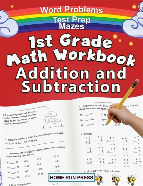 1st Grade Math Workbook Addition and Subtraction: Grade 1 Workbooks, Math Books for 1st Graders, Ages 4-8 (Paperback)