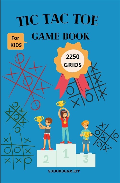 TIC TAC TOE Game Book 2250 GRIDS: TRAVEL SIZE Paper & Pencil Games (5.25 x 8 inches size) (Paperback)