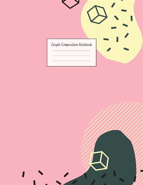 Graph Composition Notebook: Wide Ruled Lined Paper: Large Size 8.5x11 Inches, 110 pages. Notebook Journal: Yellow Green Mess Workbook for Preschoo (Paperback)