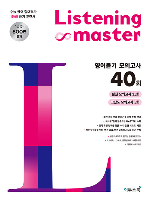 [중고] 리스닝 마스터 Listening Master 영어듣기 모의고사 40회 (2023년용)