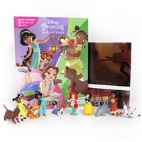 Disney Princess Beginnings My Busy Books (Board Book + 피규어 10개 + 플레이매트)