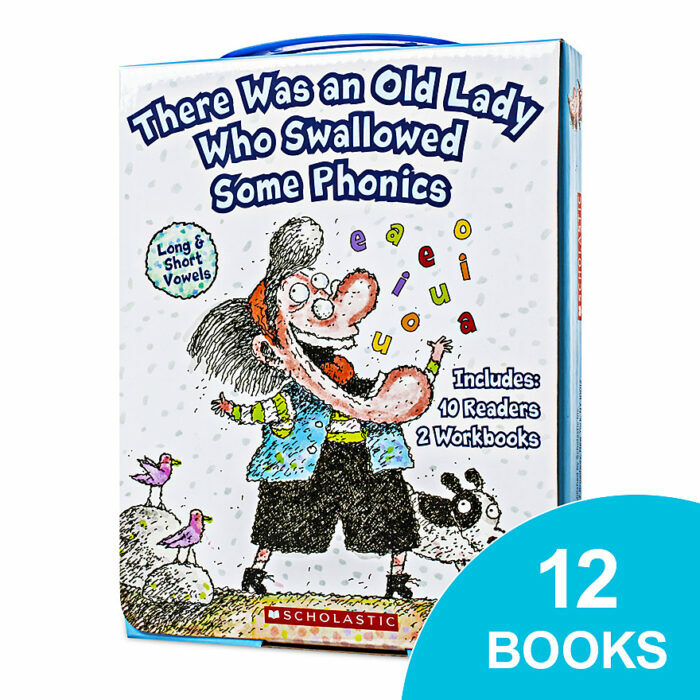 There Was An Old Lady Who Swallowed Some Phonics 12 Book Box Set (Paperback 12권)