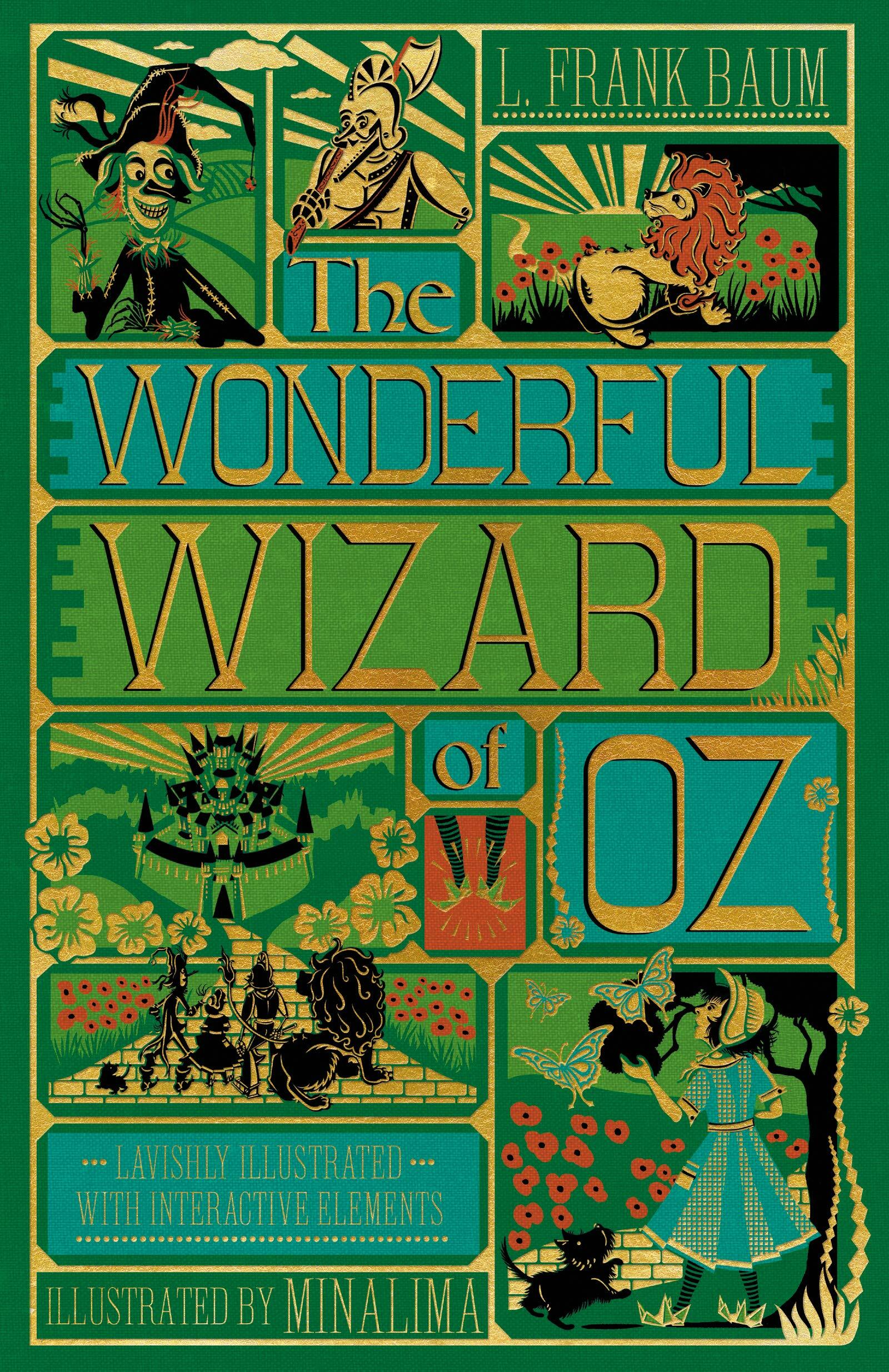 The Wonderful Wizard of Oz Interactive: (Illustrated with Interactive Elements) (Hardcover, Minalima Edition)