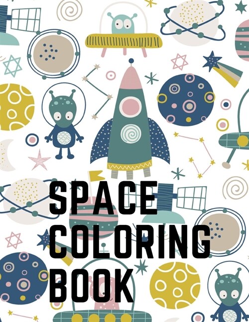 Space Coloring Book (Paperback)