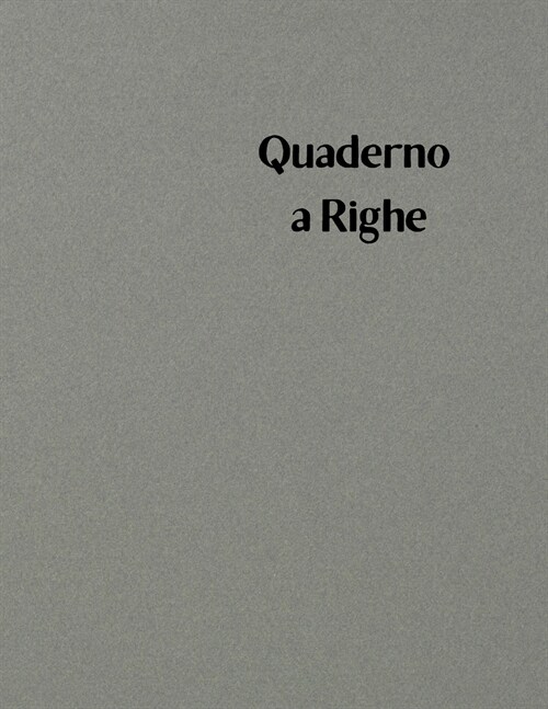 Quaderno a Righe (Paperback)
