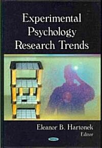 Experimental Psychology Research Trends (Hardcover)