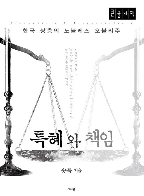 [큰글자책] 특혜와 책임 