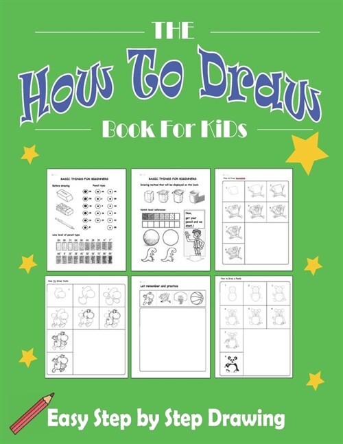 The How to draw Book for Kids: Easy Techniques and Step-By-Step Drawings for Kids (Paperback)
