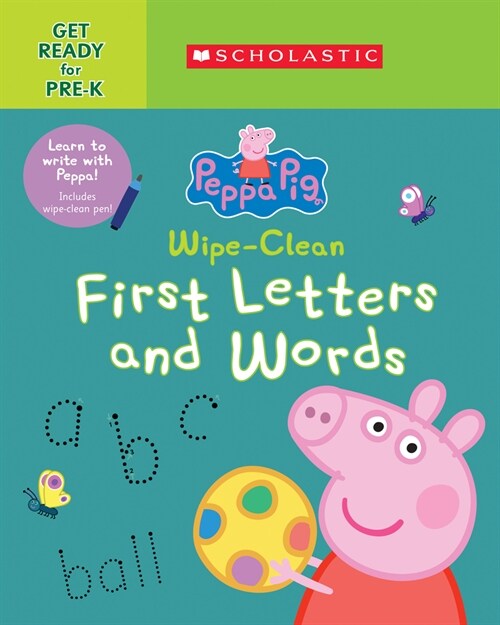 Peppa Pig: Wipe-Clean First Letters and Words (Paperback)