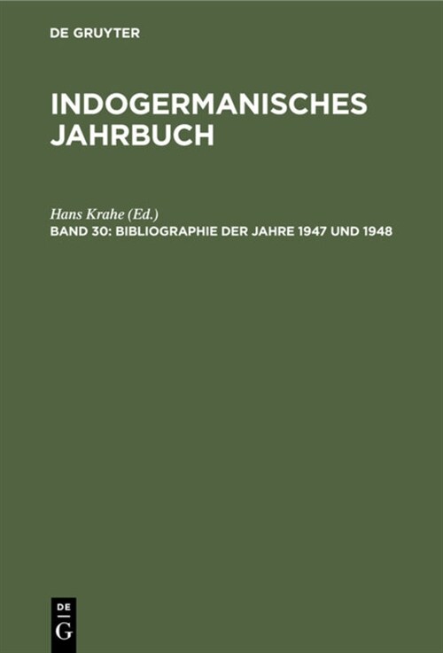 Bibliographie Der Jahre 1947 Und 1948 (Hardcover, Reprint 2020)