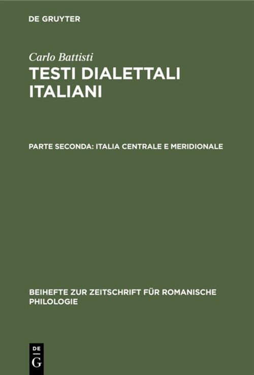 Italia Centrale E Meridionale (Hardcover, Reprint 2020)