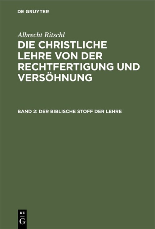 Der Biblische Stoff Der Lehre (Hardcover, 2, 2., Verb. Aufl.)