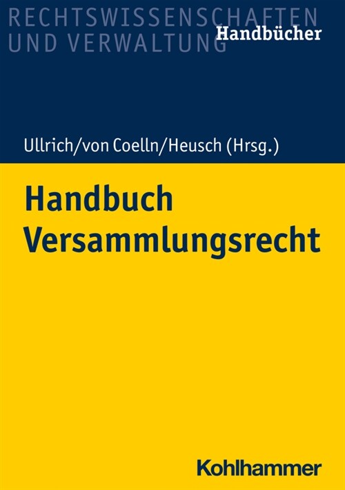 Handbuch Versammlungsrecht (Paperback)