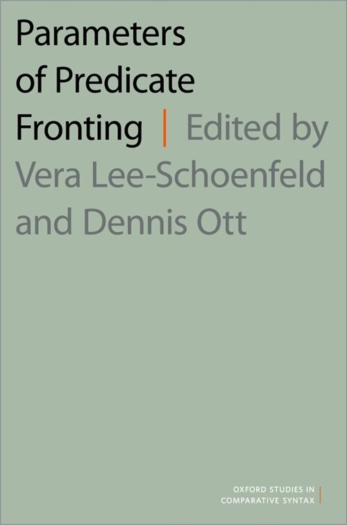 Parameters of Predicate Fronting (Paperback)