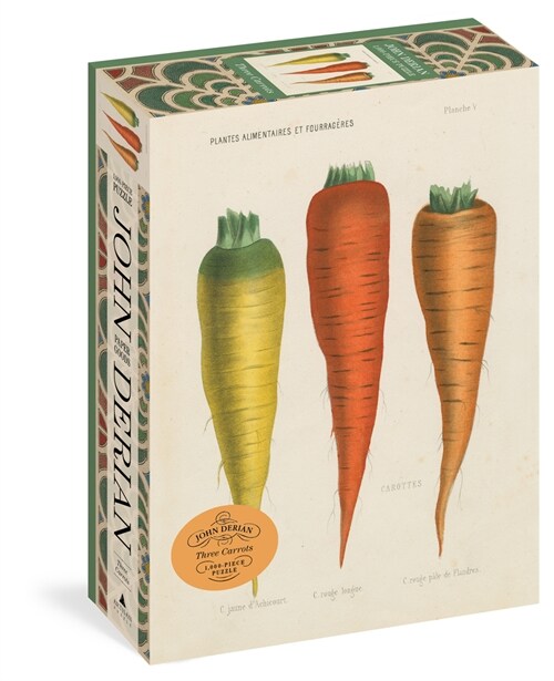 John Derian Paper Goods: Three Carrots 1,000-Piece Puzzle (Other)