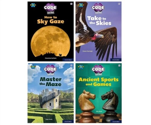 Project X CODE Extra: White and Lime Book Bands, Oxford Levels 10 and 11: Sky Bubble and Maze Craze, Mixed Pack of 4 (Paperback, 1)