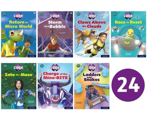 Project X CODE: White and Lime Book Bands, Oxford Levels 10 and 11: Sky Bubble and Maze Craze, Class Pack of 24 (Paperback, 1)