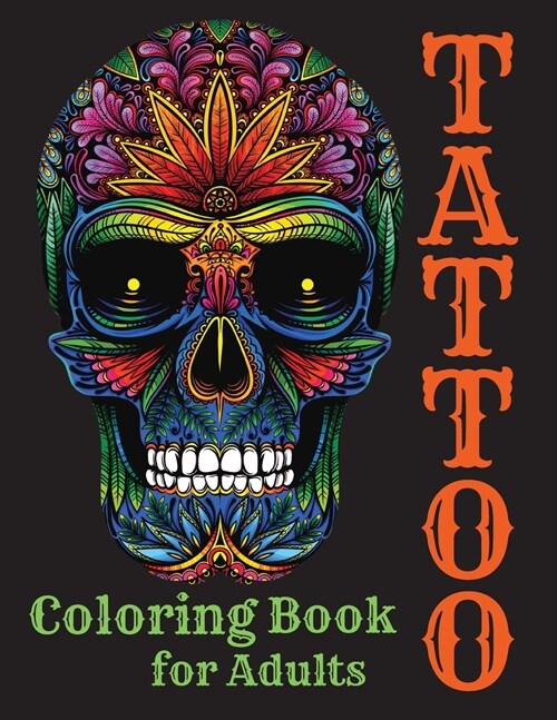 Tattoo Coloring Book for Adults (Paperback)