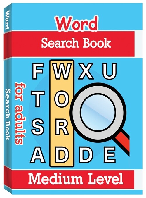 Word Search Books for Adults - Medium Level: Word Search Puzzle Books for Adults, Large Print Word Search, Vocabulary Builder, Word Puzzles for Adults (Hardcover)