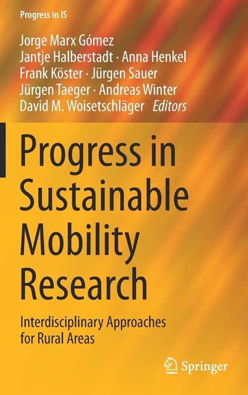 Progress in Sustainable Mobility Research: Interdisciplinary Approaches for Rural Areas (Hardcover, 2021)