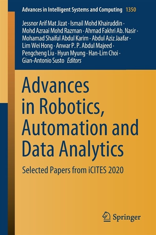 Advances in Robotics, Automation and Data Analytics: Selected Papers from Icites 2020 (Paperback, 2021)