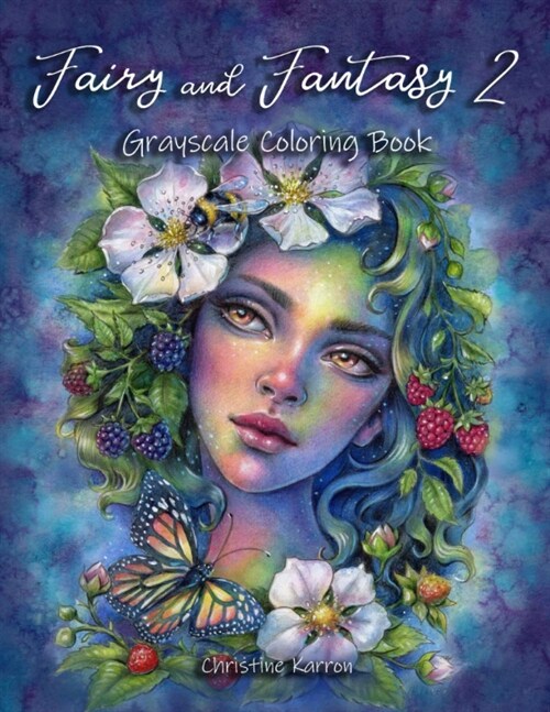 Fairy and Fantasy 2 Grayscale Coloring Book (Paperback)