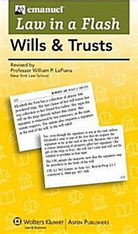 Emanuel Law in a Flash for Wills and Trusts (Other)