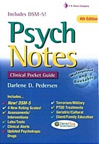 Psychnotes: Clinical Pocket Guide (Spiral, 4, Revised)
