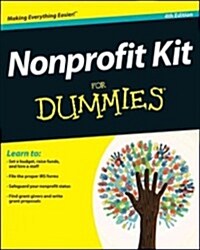 Nonprofit Kit for Dummies [With CDROM] (Paperback, 4)