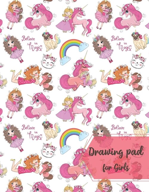 Drawing Pad for Girls (Paperback)