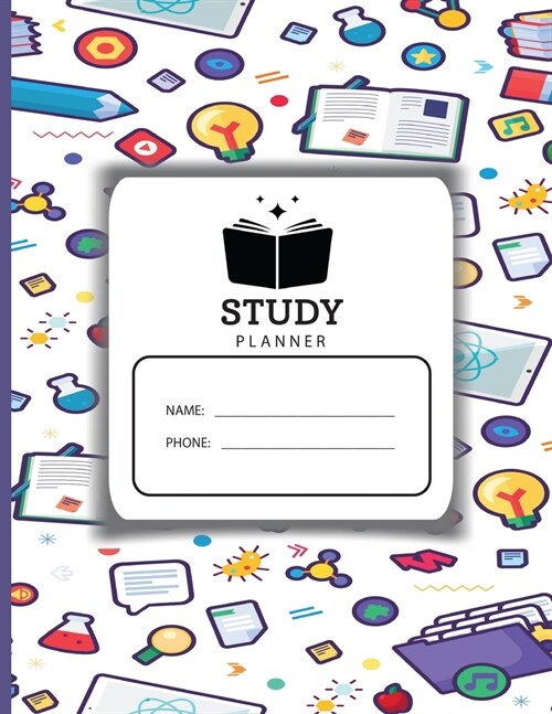 Academic Planner for Students: Study Planner Elementary Scheduling for Students, Highschool, College and Faculty Exam Preparation, Study Goal Tracker (Paperback)