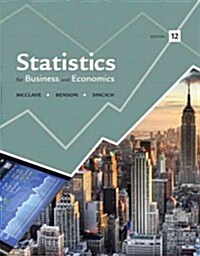 Statistics for Business and Economics with Access Code (Hardcover, 12)