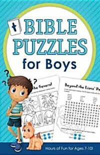 Bible Puzzles for Boys: Hours of Fun for Ages 7-10! (Paperback)