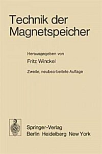 Technik Der Magnetspeicher (Paperback, 2, Softcover Repri)