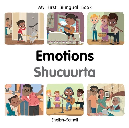 My First Bilingual Book–Emotions (English–Somali) (Board Book)