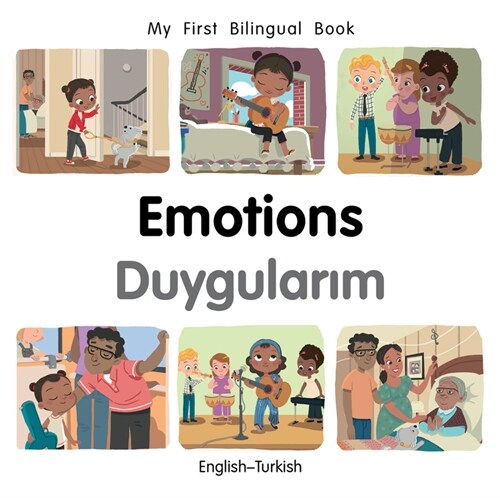 My First Bilingual BookEmotions (EnglishTurkish) (Board Book)