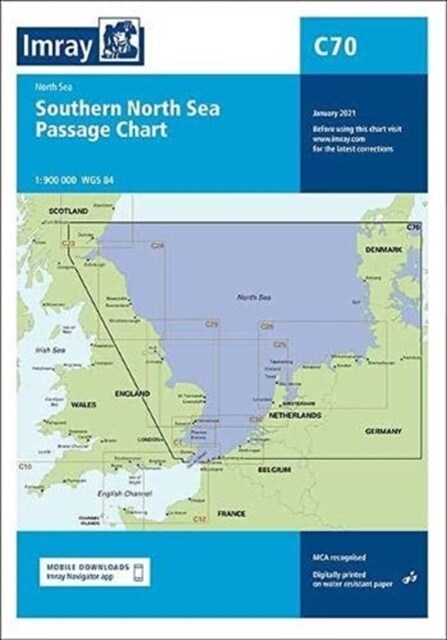 C70 Southern North Sea Passage Chart (Sheet Map, folded, New ed)
