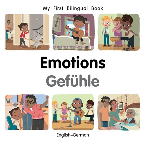 My First Bilingual Book–Emotions (English–German) (Board Book)