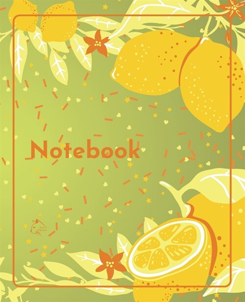 College Notebook: Student notebook Journal Diary Lemonade cover notepad by Raz McOvoo (Paperback)